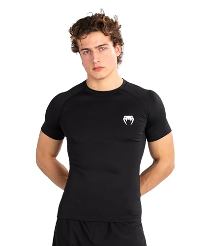 Venum Rashguard Uomo, Nero/Bianco, L