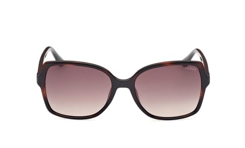 Guess Gu0009952F55 Womens Uv Protected Injected Sunglasses Occhiali, Marrone (Dark Havana), 55Mm Donna