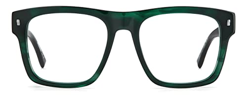 Dsquared Dsq D2 0037 6Ak/18 Green Horn Eyewear Unisex Acetate, Standard, 53 Sunglasses
