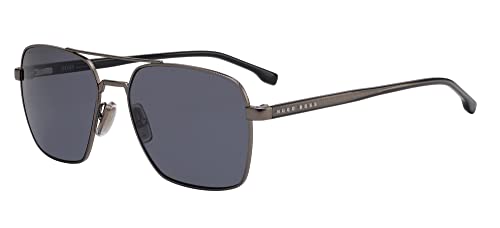 Boss 1045/S/It Occhiali Da Sole Uomo, Dark Ruthenium Black