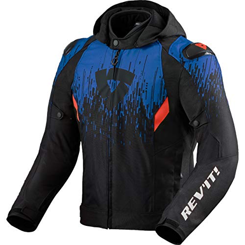 Revit Quantum 2 H2O Giacca Tessile Moto Nero/Blu Xl