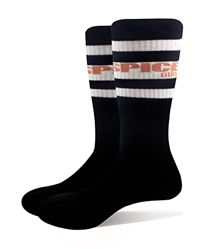 The Spice Girls Calzini Uk Logo And Stripes Ufficiale Unisex Ankle (Uk Size 7 - Size Uk Size 7-11