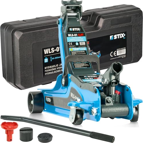 Stix Automotive Equipment Cric Idraulico Wls-01 2,5T Con Custodia, 2 Gomme Suv