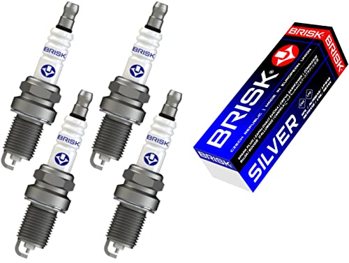 Brisk Silver Dr14Ys 1352 Candele D'Accensione Benzina Gpl Metano, Set Di 4