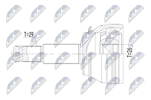 Nty Kit Giunti Semiasse Npz-Ns-092 Anteriori Dx, Anteriori Sx