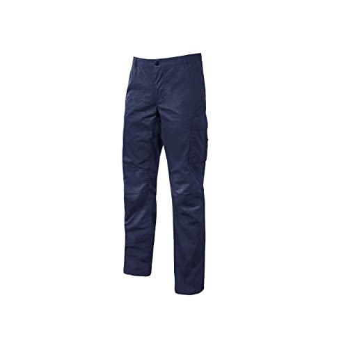 U-Power Baltic, Pantaloni Da Lavoro Da Uomo, Pantaloni Cargo Slim_Fit, Con Chiusura A Bottoni, Tasche Ampie Multi_Tasche, Tessuto In Cotone Stretch (W