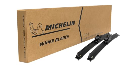 Michelin Stealth Ultra Wipers - Beam Blade Kit | Lunghezza:650/450Mm | Set Di Tergicristalli Anteriori | Audi A1, A3 | Bmw 5,6,7 | Peugeot 508 | Seat