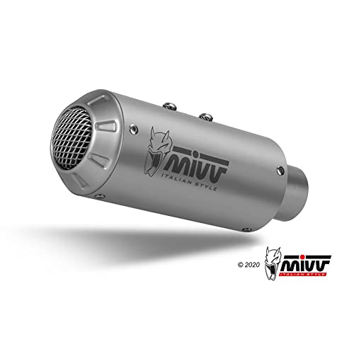 Mivv Slip-On Standard Mk3 Acciaio Inox Compatibile Con Ktm 125 Duke 125 Ccm A Partire Dall'Anno Di Costruzione 21