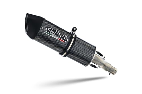 Scarico Gpr Compatibile Con Fantic Motor Xmf 125 2021-2023, Furore Evo4 Poppy, Scarico Omologato, Silenziatore Con Db Killer Estraibile E Raccordo Spe
