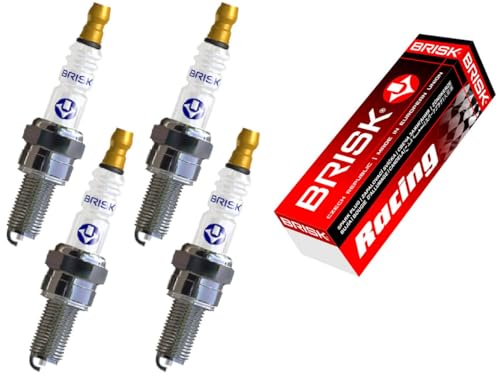 Brisk Silver Br10Ys-9 1521 Candele D'Accensione Benzina Gpl Metano, Set Di 4