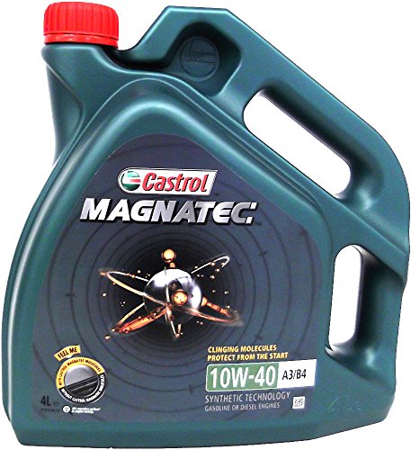 Castrol 151B53 Magnatec 10 W Di 40 A3/B4, W-30 Olio Motore, 4 L, Litri
