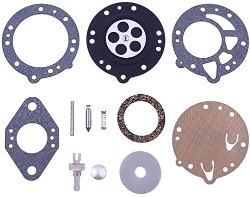 Membrane E Guarnizioni Kit Per Stihl 08S 070 090 Ts350 Ts360, Aumel Set Riparazione Carburatore Zama Rb42 Ricambi Compatibili Con Carburatore Serie Za