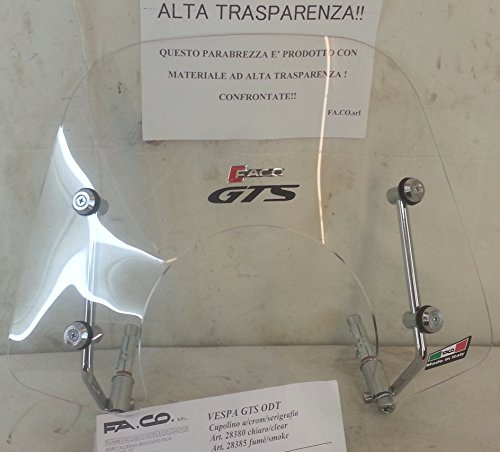 Cupolino Chiaro Trasparente Vespa Gts 125Ie-250Ie-