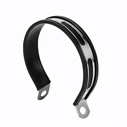 Jadeshay Staffa Marmitta Scarico,Universale Moto Fascetta Di Scarico Tubo Semicircolare Silenziatore Di Montaggio Del Gancio