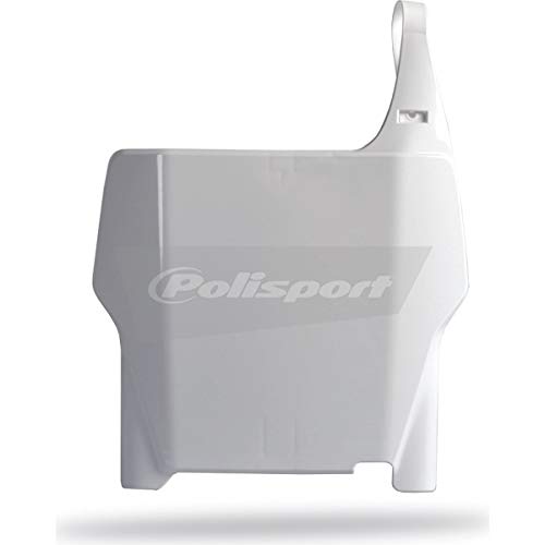 Polisport 8661900001 - Tabella Portanumero Replica Oem Realizzata In Plastica Lucida Resistente E Durevole Compatibile Con Le Moto Honda In Colore Bia