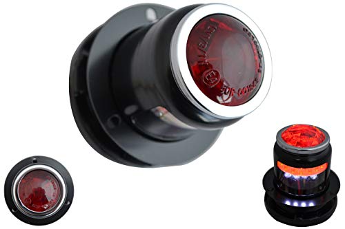 Alchemy Parts Moto Led Stop Coda Luce Posteriore Cafe Per Moto Chopper - Marcatura E