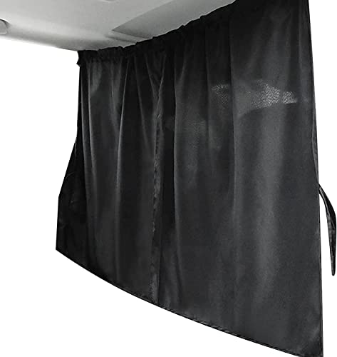 Tenda Divisoria Per Auto, 190 X 120 Cm, Grande Parasole, Colore Nero, Per Sedili Anteriori E Posteriori, Finestra Laterale, Protezione Solare Per T4,