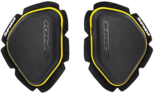 Spidi Racing Cursore Ginocchio (Black/Yellow,One Size)