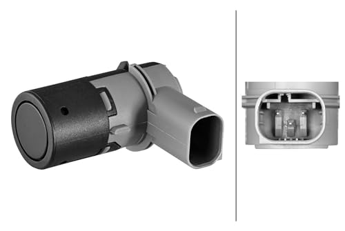 Hella 6Px 358 270-361 - Sensore Di Parcheggio - 3 Poli, Montaggio - Verniciabile