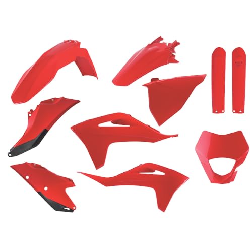 Polisport 91064 - Polisport Mx Plastic Replica Kit Per Chi Cerca La Qualità Oem Per Moto Gas Gas In Colore Oem