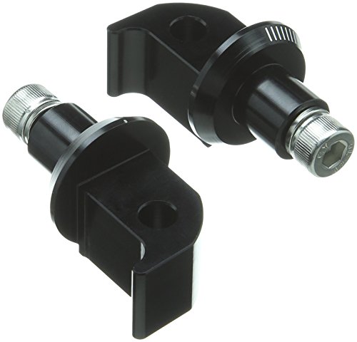 Puig Adattatore Set Pedane Passeggeri Per Yamaha Fz8 13'-16', Yamaha Fz8 Fazer 10'-12', Yamaha Fazer8 13'-16', Nero