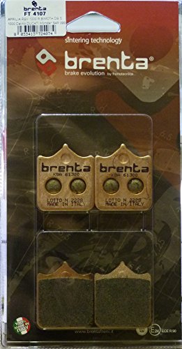 Brenta Pastiglie Freno Sinterizzate Moto Per Aprilia Rsv 1000 Factory, Rsv 1000 Mille Nera
