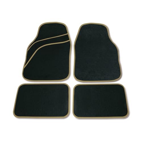 Bottari 14124 Set Tappeti Per Auto In Moquette, Beige