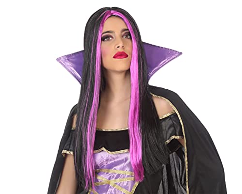 Atosa - 39778 - B/Pls. Parrucca Halloween 60 Cm Fucsia