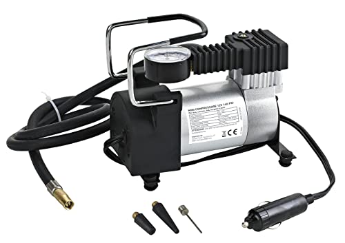 Start Mini Compressore 12V 150 Psi Per Auto Con Manometro Integrato Mini Compressore 12V 150 Psi Per Auto Con Manometro Integrato
