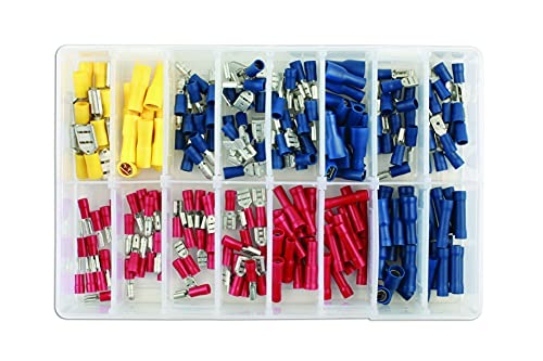 Connect 31853 Assorted Push-On Terminals Box 200Pc