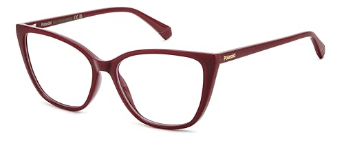 Polaroid Womens Pld D545 Prescription Eyewear Frames, Rosso, 55