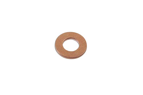 Connect Workshop Consumables 36766 Common Rail Copper Injector Washer 14.6 X 7.5 X 1.3Mm 12Pc