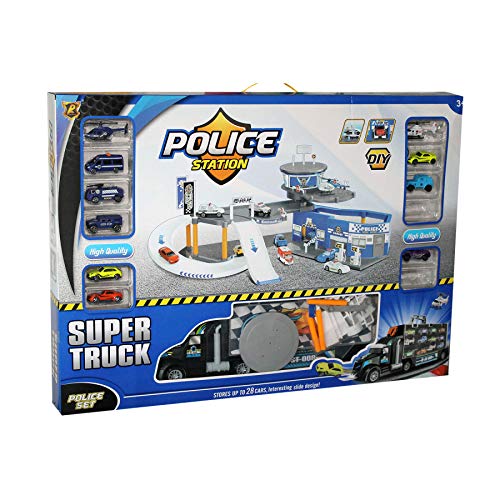 Police Stazione Deluxe Playset With Vehicles