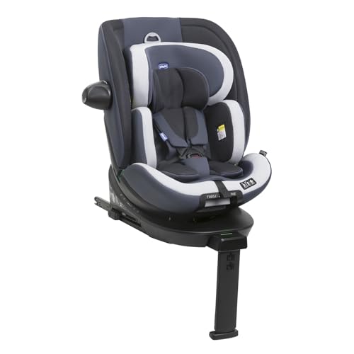 Chicco Everone I-Size, Seggiolino Auto Con Sistema Twist-Recline Con 3 Posizioni, Omologato Ece R129/03, Girevole A 360° E Reclinabile, Gruppo 0+/1/2/
