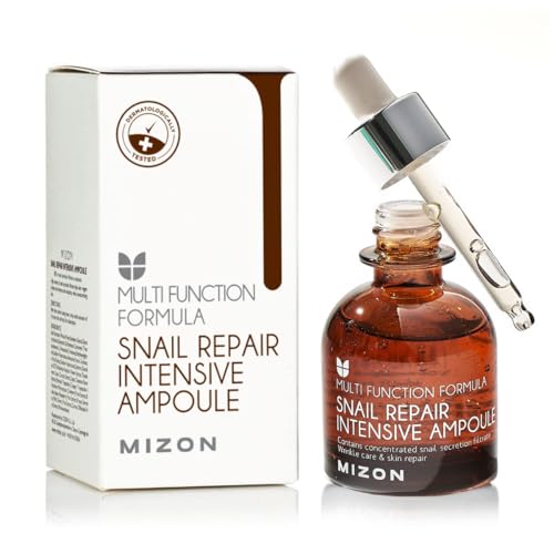 [Mizon] Siero Con Estratto Di Bava Di Lumaca (30Ml) Cura Avanzata Della Pelle Per Riparazione, Riduzione Delle Imperfezioni E Rughe, Cosmetico Coreano