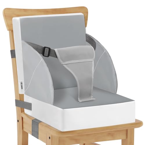 Cuscino Rialzo Sedia Per Bambini, 3-Punto Cintura Cuscino Di Seat Bambini Baby Pu Impermeabile Sedia Portatile Di Seat Elevation Con Cinture Cuscino D