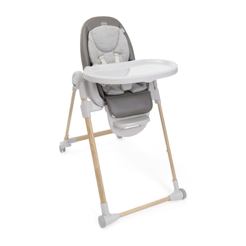 Chicco Polly Armonia Seggiolone Evolutivo Pappa Per Bambini Da 0 Mesi A 40 Kg, Seggiolone Reclinabile A Sdraietta Con Altezza E Poggiapiedi Regolabili