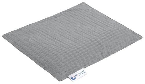 Medi Partners Cuscino Termico Con Noccioli Di Ciliegia Grande 500G Rettangolare 20X25Cm 100% Cotone Waffle Per Terapia Del Freddo E Del Calore