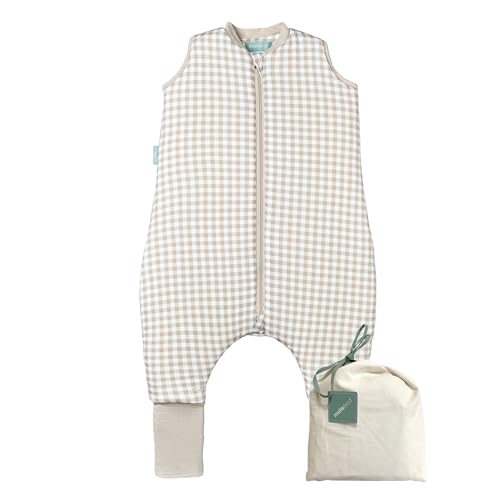 Molis&Co - Sacco Nanna Con Piedini E Calzini - Sacco Nanna Invernale Per Bambini - Sacchi Nanna 2.5 Tog Con Piedini - 100% Cotone (Oeko-Tex 100) - Vic