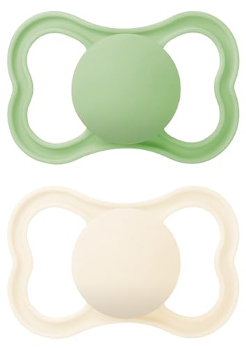 Mam Chupete Con Escudo Ventilado, A Partir De 16 Meses, Con Tetina Simétrica, Plana Y Flexible De Silicona De Fácil Aceptación, Con Caja Autoesteriliz