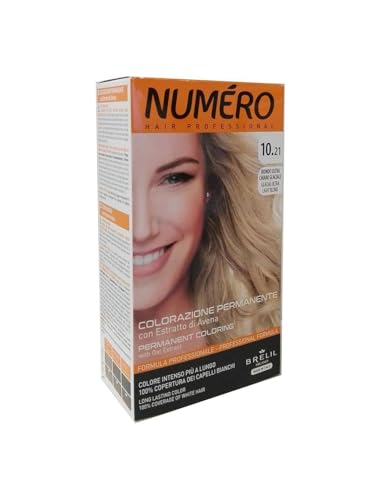 Tinta Numero Brelil 10.21 Biondo Ultra Chiaro Glaciale