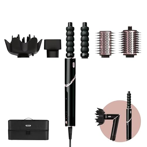 Shark Flexstyle Styler E Asciugacapelli 5 En 1, Con Arricciacapelli, Spazzola Lisciante, Volumizzante, Diffusore, Concentratore, Custodia Da Viaggio, 