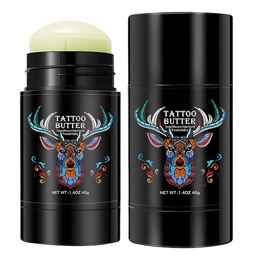2 Pezzi Crema Tatuaggi, 40G Tattoo Crema Per Tatuaggi Tattoo Butter, Crema Lenitiva Dopo Per Specifica Per La Cura Del Tatuaggio, La Cura Dei Nuovi Ta