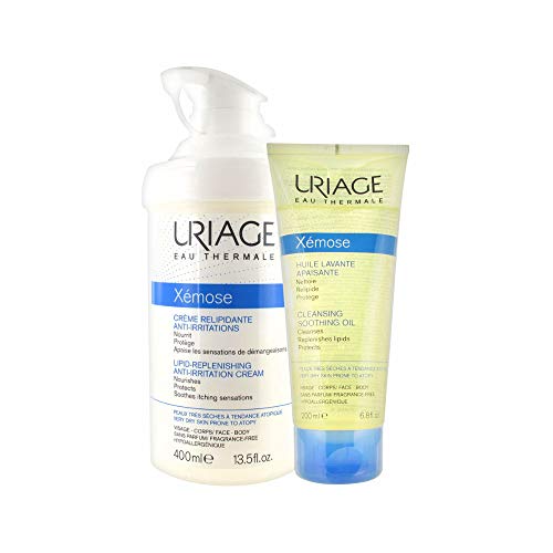 Uriage Xemose Crema Anti-Irritazione E Olio Detergente 400 Ml/200 Ml