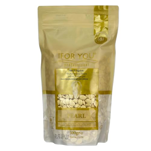 More For You Seed Hand Wax - Cera Calda Per Depilazione A Caldo, 500 G, In Sacchetto Richiudibile (Pearl)