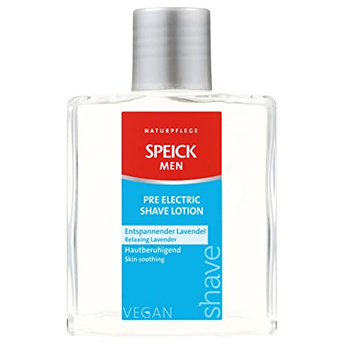 Speick Men Pre Electric Shave Lotion, Lozione Barba Da Uomo, 100 Ml