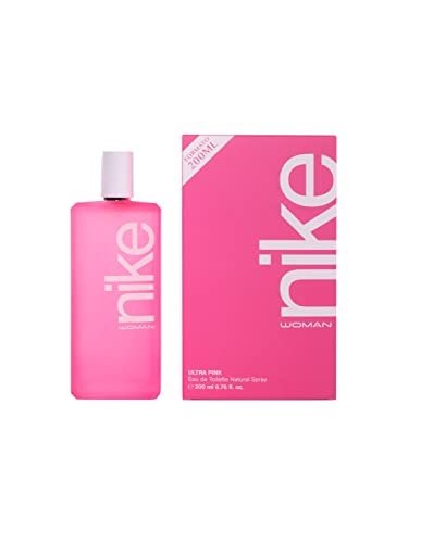 Nike - Ultra Pink 200 Ml, Profumo Donna, Colonia Nike Ultra Pink, Profumata E In Formato Spray, Eau De Toilette Femminile, Ribelle E Fresche, Colonia
