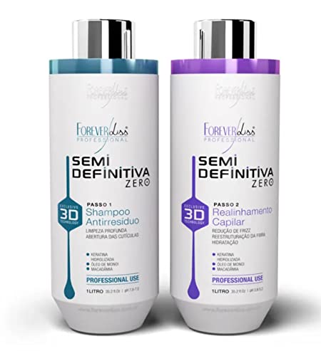 Escova Semi Definitiva 3D Power System - Kit (Shampoo+Cheratina)