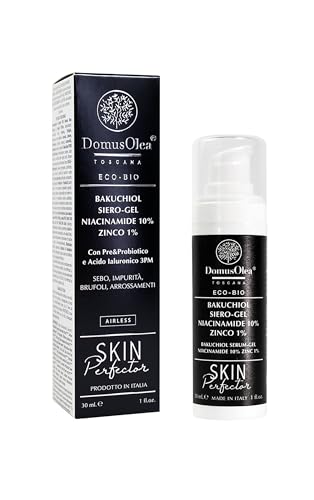 Domus Olea Toscana - Bakuchiol Siero-Gel Niacinamide 10% Zinco 1% 30Ml Crema Viso - Ecobio Cod. 242