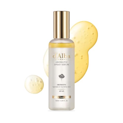 D'Alba Siero First Spray Serum Aromatico Al Tartufo Bianco Italiano, Siero Antiossidante Idratante Luminoso Fragranza Vegana Per La Pelle Ad Idratazio